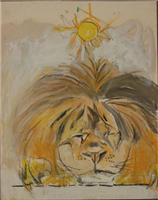 Sleepy Lion with Sun, by Graham Sutherland, 1952 - 1958